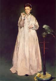 Manet: Woman with Parrot
