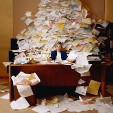 overwhelmed person