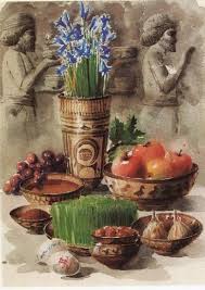 نقاشی سفره هفت سین