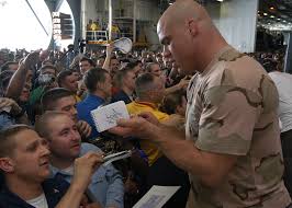  Kurt Angle signs autographs for 