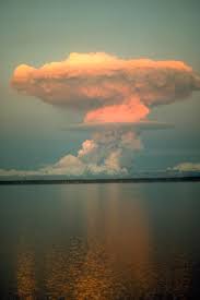 Eruption column from Mt. Redoubt 