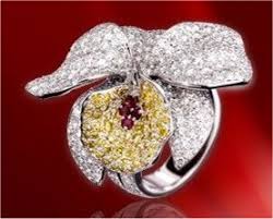 Orchid ring, Caresse...