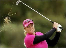 Brittany Lincicome, who beat Inkster 