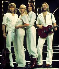Abba. Pop superstars: Brunette Frida ...