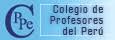 Colegio de Profesores del Perú