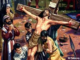 إكليل الشوك يتكلم ويتألم Www-St-Takla-org___Jesus-Crucifixion-01