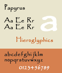 Papyrus (typeface) - Wikipedia 