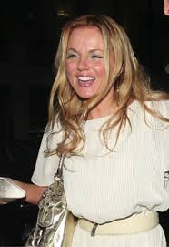 Geri Halliwell was snapped tripping ...