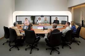 big ole fancy video conferencing...wish you were here