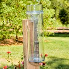 weather station with rain gauge,