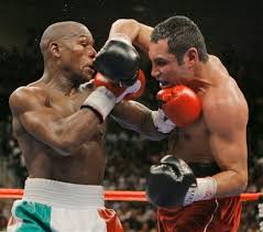 de la hoya vs mayweather