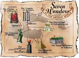 عجائب الدنيا السبع Sevenwondersmap