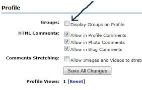 How to Hide Groups in MySpace