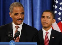 Attorney General Eric Holder with the President