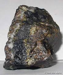 This mineral is iron sulphide (FeS2) 