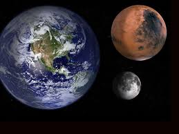 صور للمريخ والقمر Earth_mars_moon