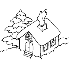 house als line drawing