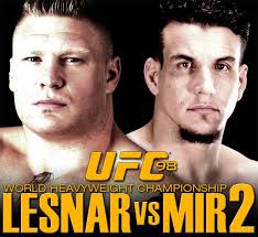 on sale for Lesnar vs Mir 2′ at