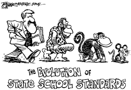Карикатура: Еволуција на образовните стандарди