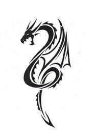dragon tribal tattoo
