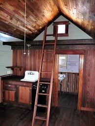 The interior of a tiny house
